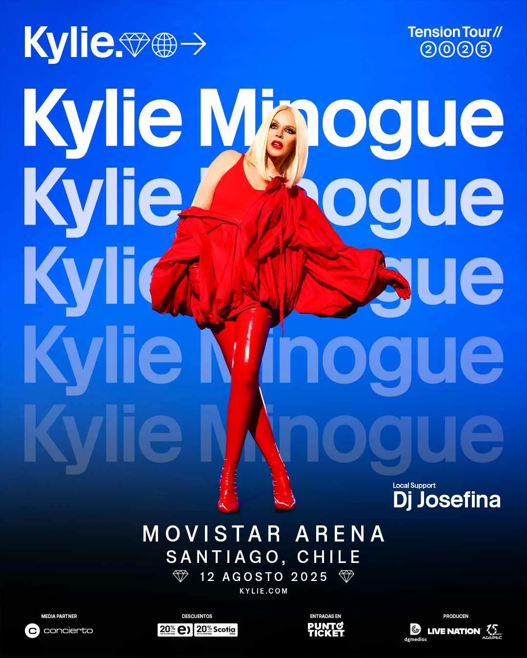 Kylie Minogue Tour Tension 2025
