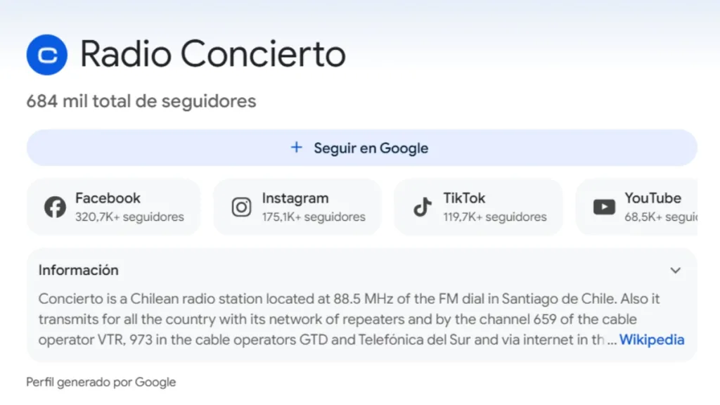 Como Seguir A Radio Concierto En Google Discover