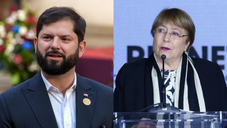 Gabriel Boric Michelle Bachelet