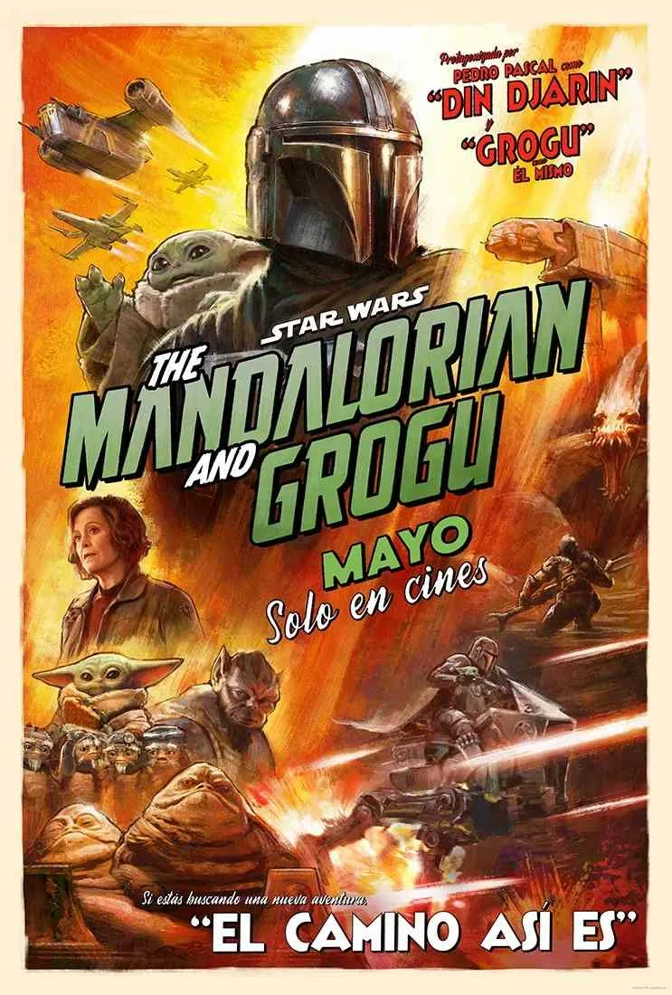 The Mandalorian And Grogu Poster