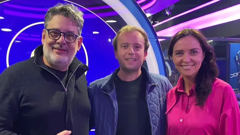 De izquierda a derecha, Marco Silva, Juan Ignacio Rossi y María Elena Dressel