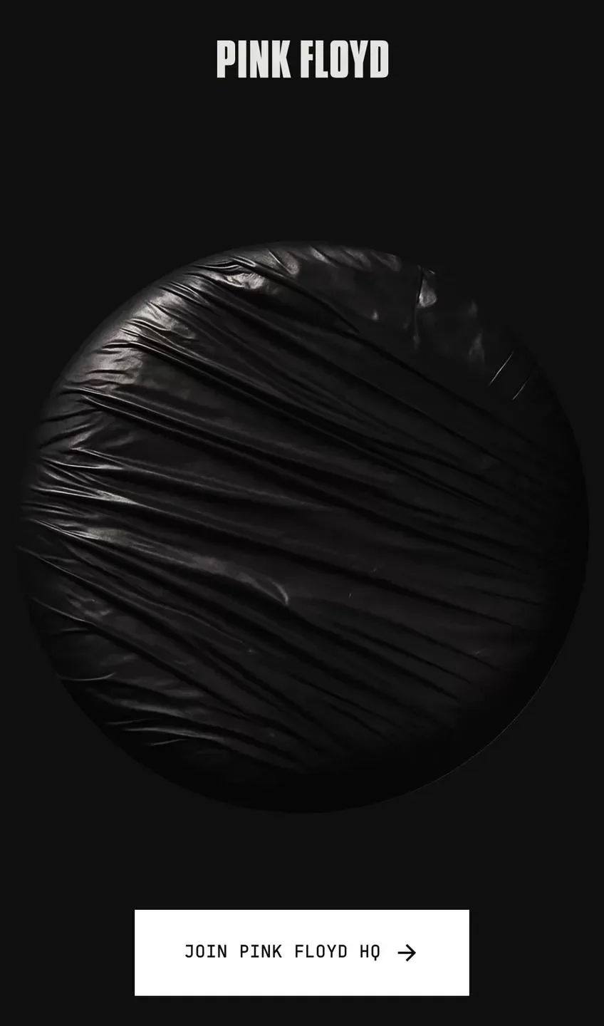 Pink Floyd Envuelto Negro
