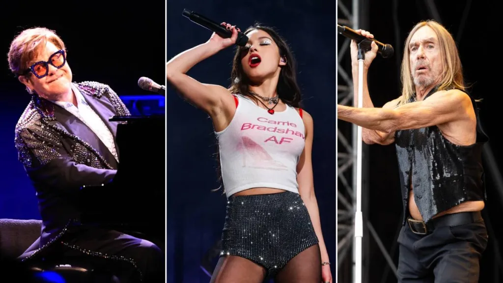Elton John Olivia Rodrigo Iggy Pop