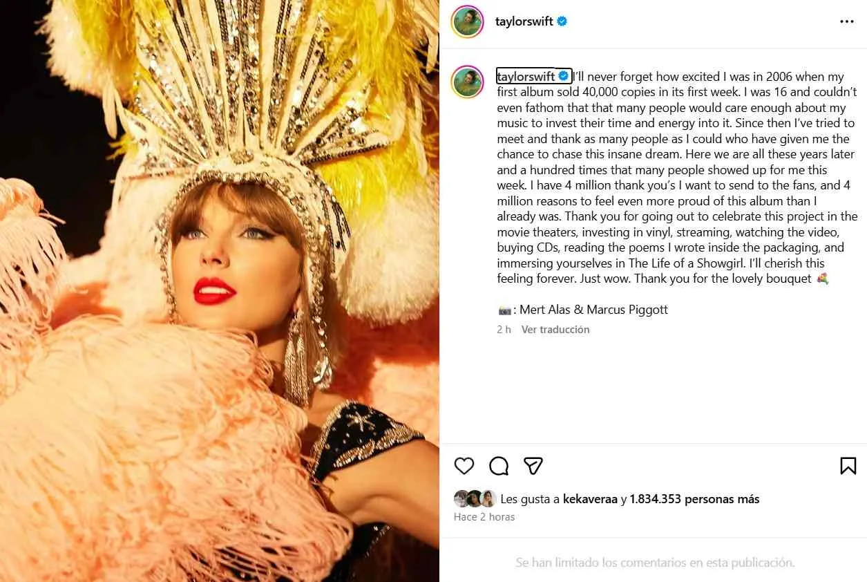 Taylor Swift Instagram