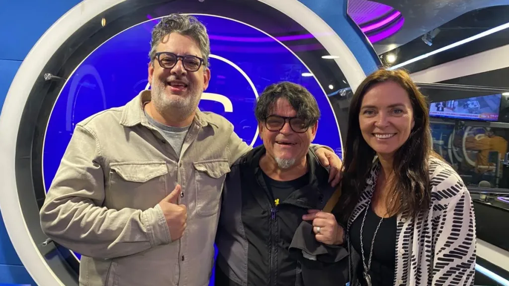 De izquierda a derecha: Marco Silva, Joe Vasconcellos y María Elena Dressel