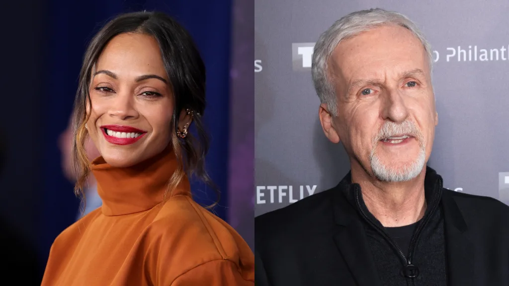 Zoe Saldaña James Cameron