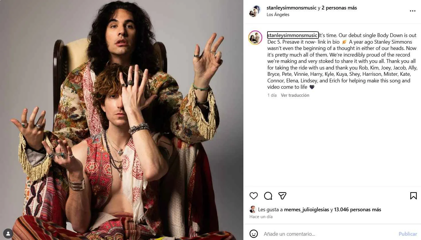 Stanley Simmons Instagram