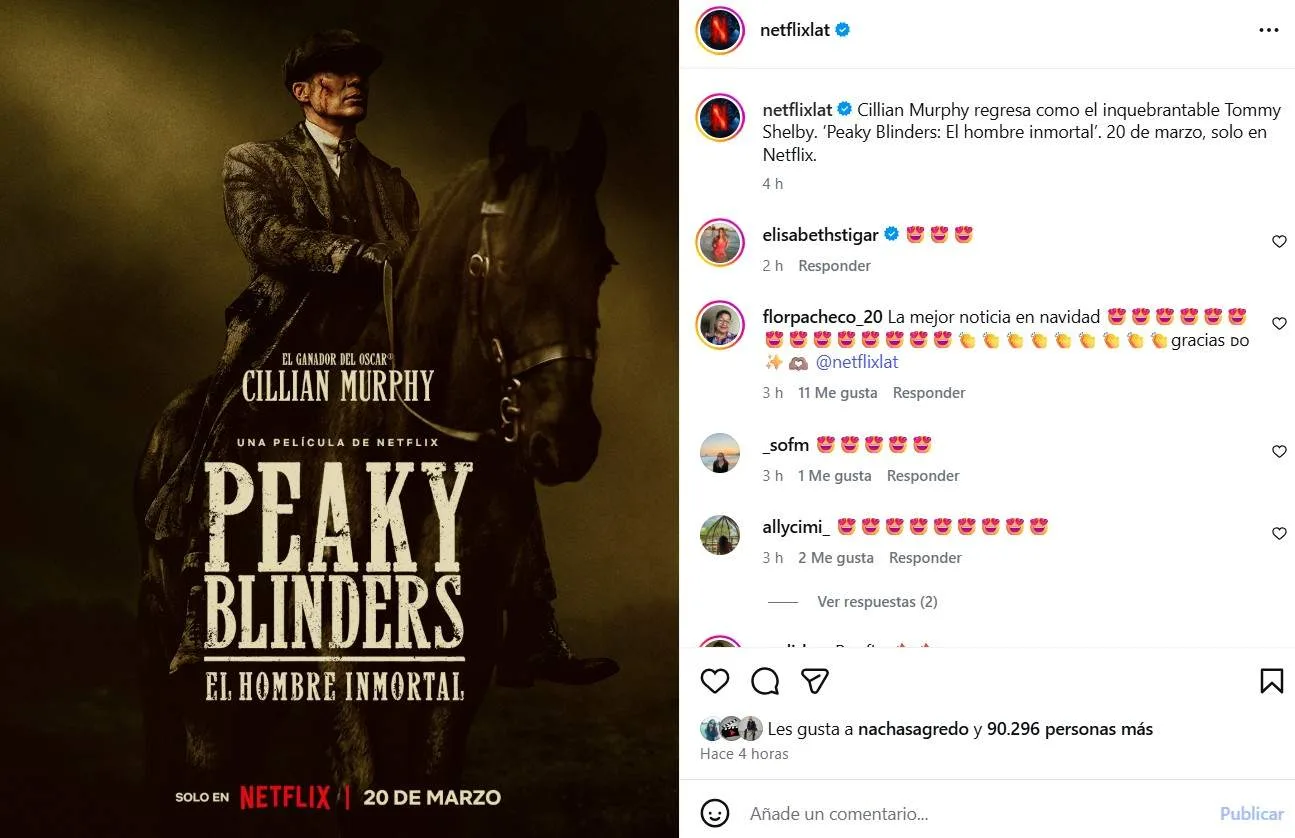Peaky Blinders Instagram