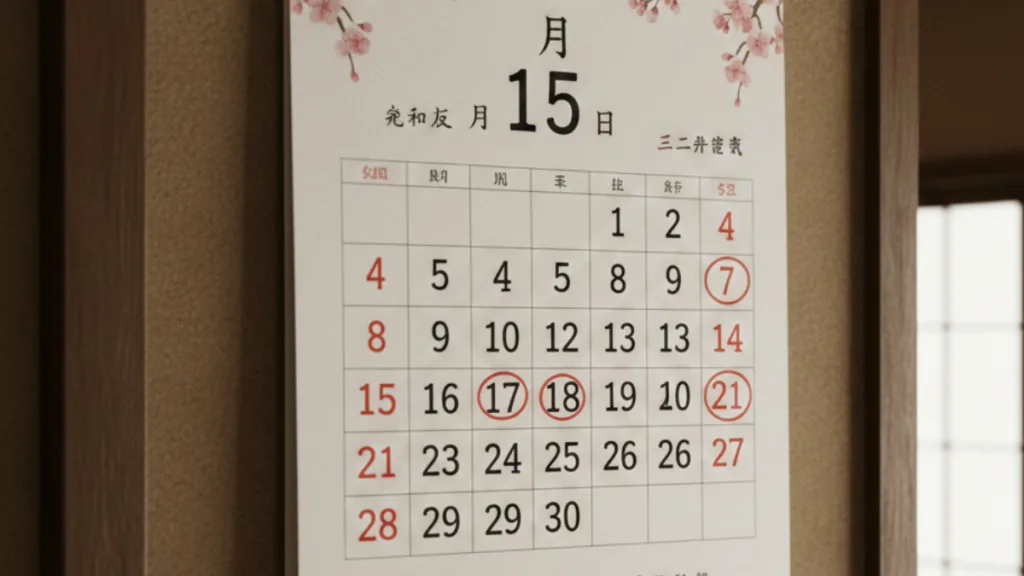Calendario Japonés