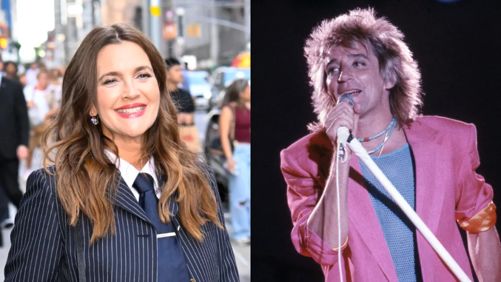 Drew Barrymore Rod Stewart