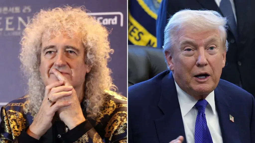 Brian May Donald Trump