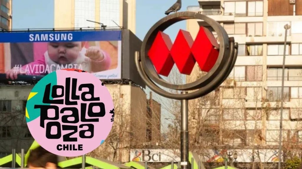 Metro de Santiago, Lollapalooza 2026