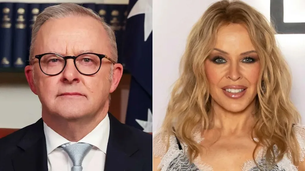 Anthony Albanese Kylie Minogue