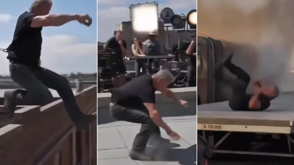 Sylvester Stallone Acrobacias Video