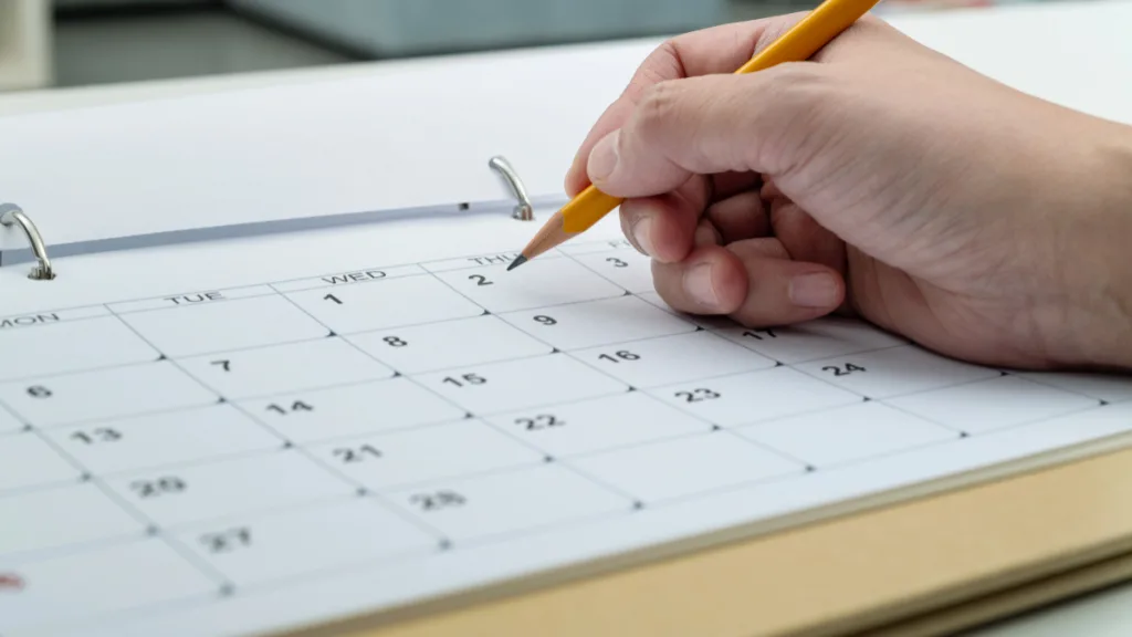 Calendario De Papel