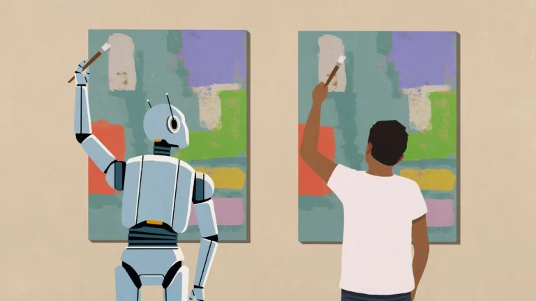 Inteligencia Artificial Arte Humano